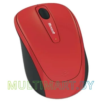 Мышь Microsoft Wireless Mobile Mouse 3500 Red GMF-00293